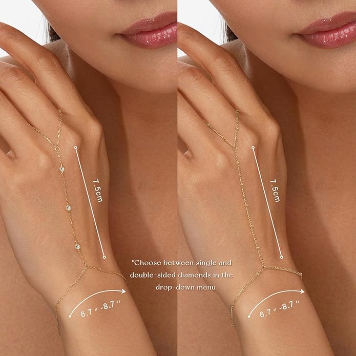 adoyi Gold Bracelets for Women, 14K Gold Plated Stackable Bracelet Stack Set Adjustable Charm Paperclip Chain Cuban Link Layered Waterproof Jewelry Sets Gifts for Womens 6.0/6.8/7.2"