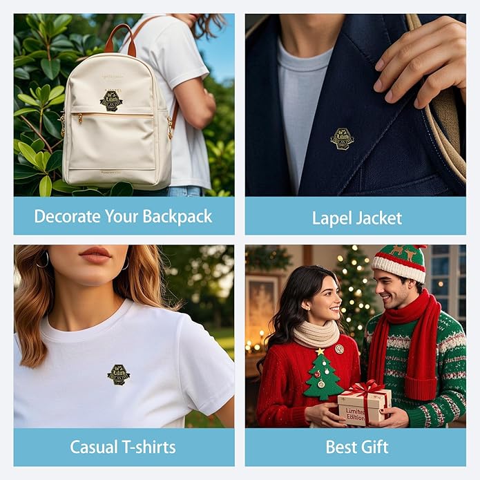 Ficsowy Coffin Enamel Brooch