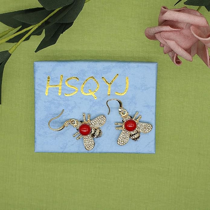 Honey Bee Brooches Crystal Insect Themed Bee Brooch Animal Fashion Shell Pearl Brooch Pin Gold Tone