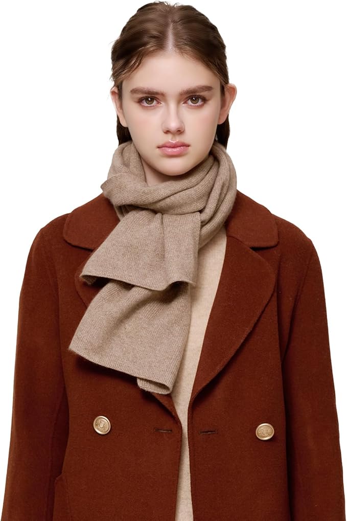 NUOHEMULE Luxury 100% Cashmere Scarf for Women & Men, 59''x10'' Extra Warm Winter Scarf, Blanket Scarves in Premium Gift Box