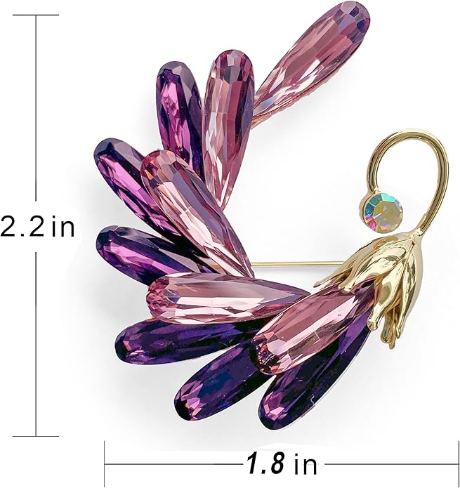 SinglinArt Womens Brooches and Pins for Girls Fashion Statement Jewelry