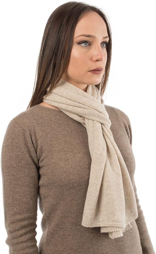 Dalle Piane Cashmere - 100% Cashmere Classic Scarf - Made in Italy - Neck Warmer (12" x 63") - Luxury Gift