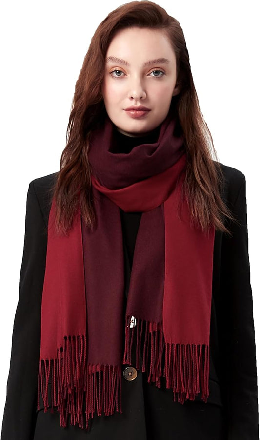 maamgic Women's Winter Scarf Soft Warm Scarf for Women Cozy Shawl Wraps for Women Lightweight Pashmina Style Wrap