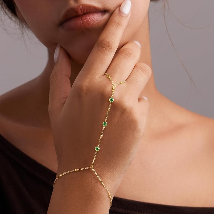 Gold Bracelets for Women Non Tainish,Dainty Bracelets Stack for Women Trendy, Gold Plated Cuff Bracelets Stack With Beaded Cuban Paperclip Snake Rope Bangle Hand Chain Jewelry Gifts for Women