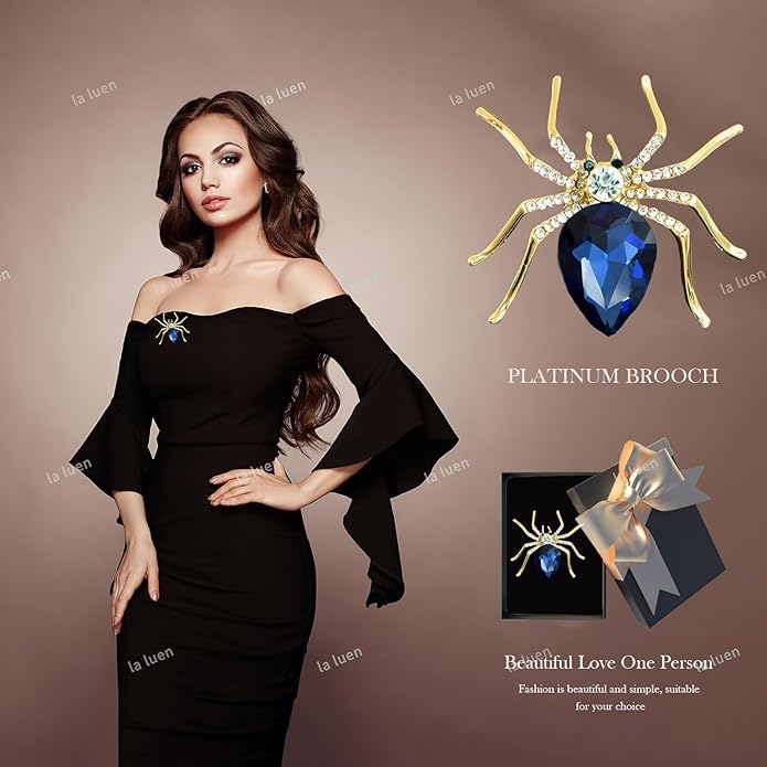 la luen Brooch Pins For Women Fashion Elegant Brooches Lapel Badges Coat Sweater Scarves Shawl Dress Accessory Wedding Party Prom Jewelry