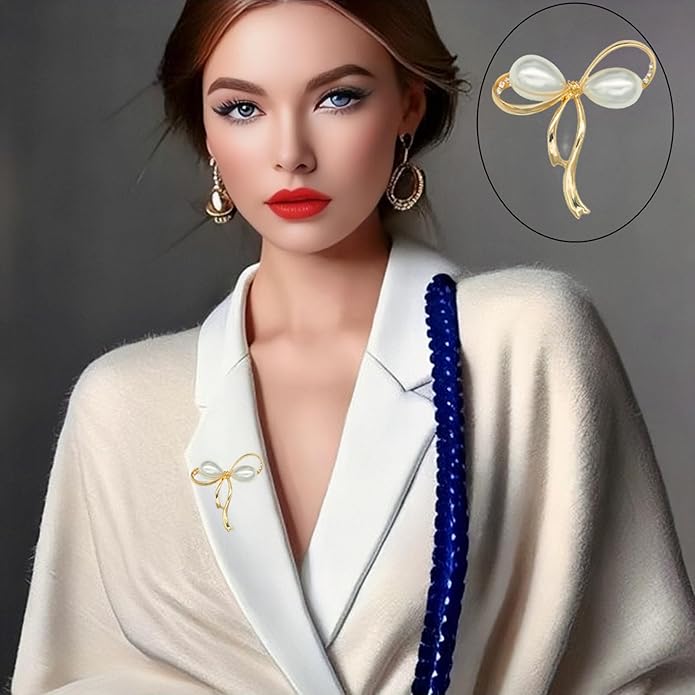 la luen Brooch Pins For Women Fashion Elegant Brooches Lapel Badges Coat Sweater Scarves Shawl Dress Accessory Wedding Party Prom Jewelry