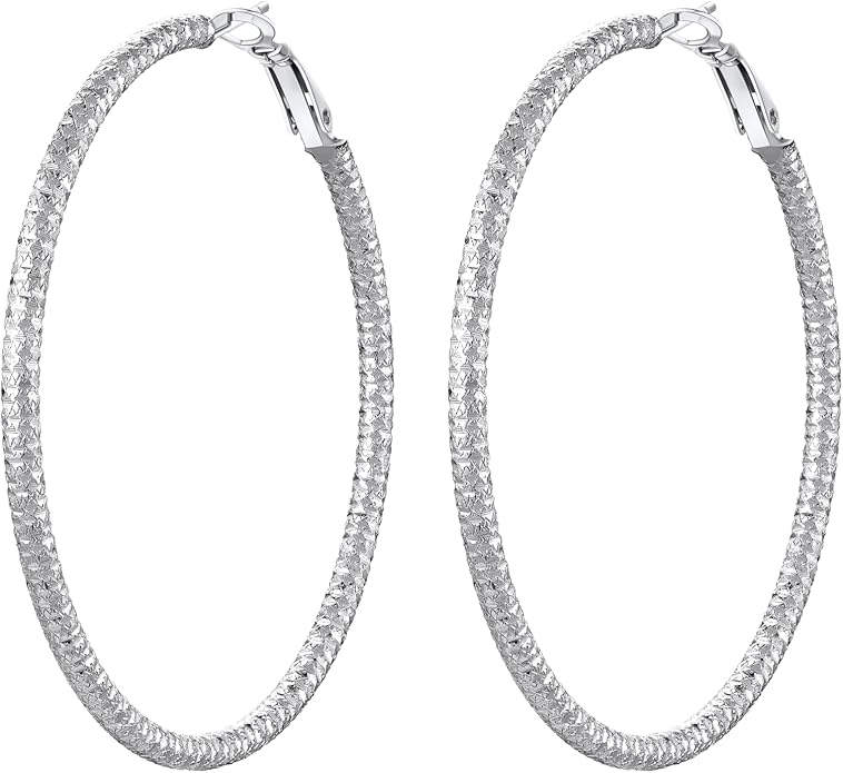 PROSTEEL 30/40/60/80/100mm Chunky Hoop Earrings For Women Gold Plated/Black Stainless Steel Hoops Earrings Statement Jewelry