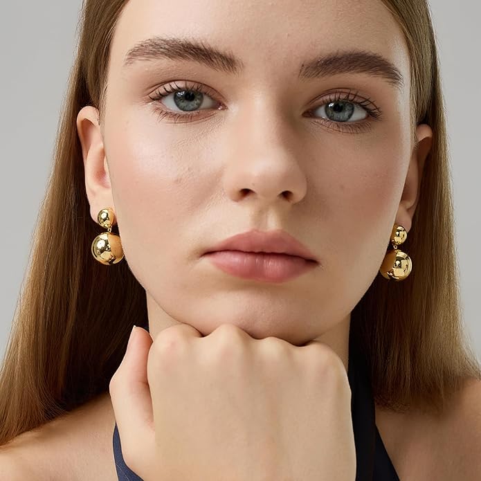 Green Crystal huggie gold hoop earrings for women Girls,14K Gold Plated with 925 Sterling Silver Post color Cubic Zirconia dainty cute Earrings| CZ Stud Earring