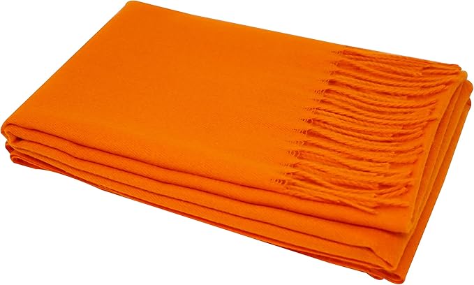 Ocomfly 100% Pashmina Scarf for Women - Premium Womens Scarves - Gift Boxed - Shawls or Wraps - Ultra Soft and Warm