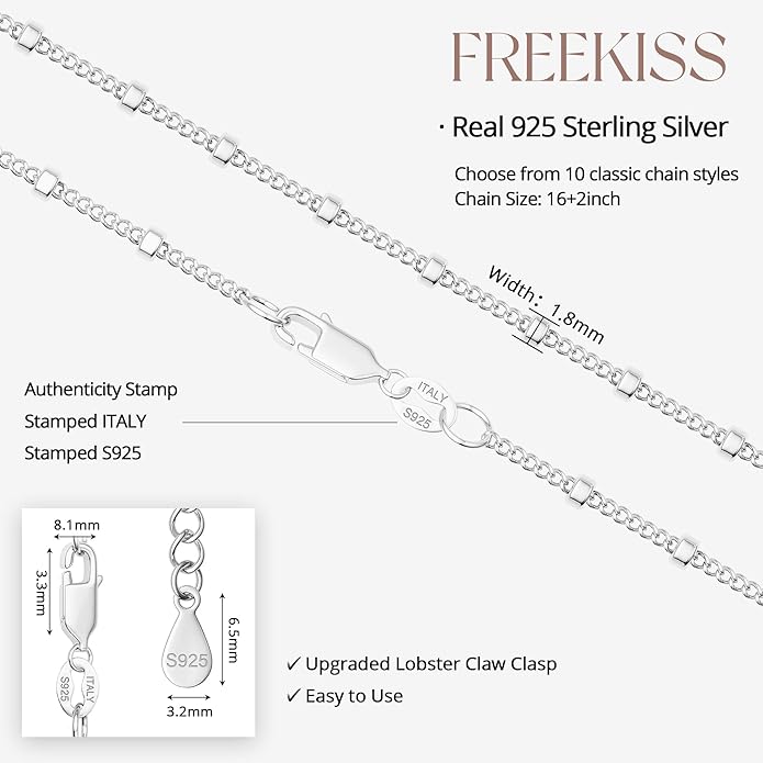 Freekiss Herringbone Necklace for Women,Dainty Gold Necklace,14k Gold Plated Snake,Gold Chain Choker Necklaces,Simple Gold Layered Necklaces,Gold Jewelry Gift for Women