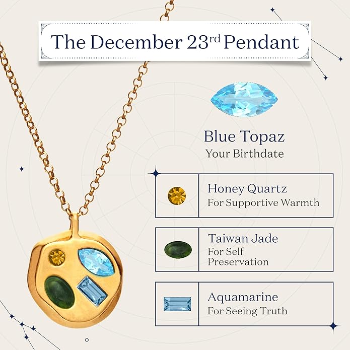 Birthdate 14k Gold Necklace for Women - 16-20in Adjustable 14 Karat Gold Chain with Lobster Clasp - Cadenas de Oro 14k Puro Para Mujer, Ladies Jewelry Birthstone