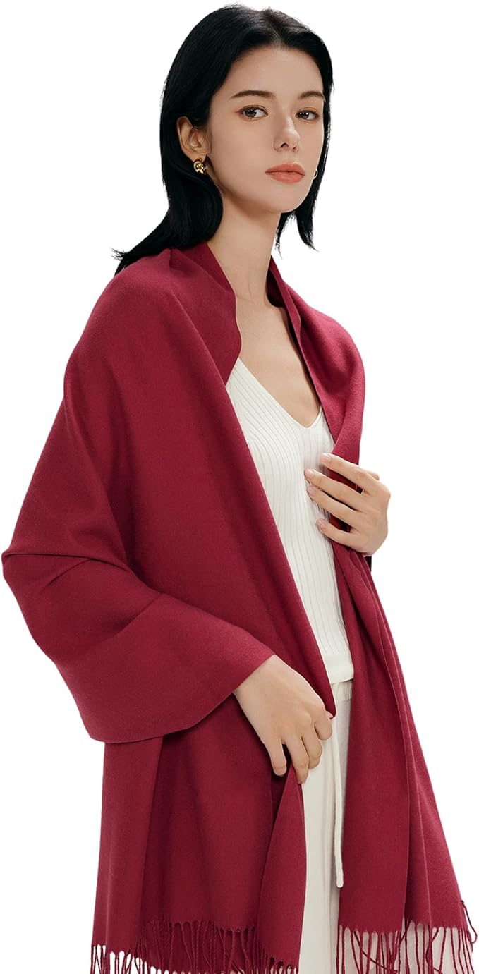 maamgic Women's Winter Scarf Soft Warm Scarf for Women Cozy Shawl Wraps for Women Lightweight Pashmina Style Wrap