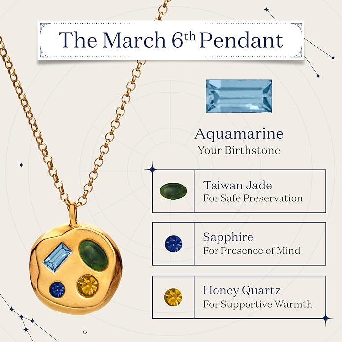 Birthdate 14k Gold Necklace for Women - 16-20in Adjustable 14 Karat Gold Chain with Lobster Clasp - Cadenas de Oro 14k Puro Para Mujer, Ladies Jewelry Birthstone