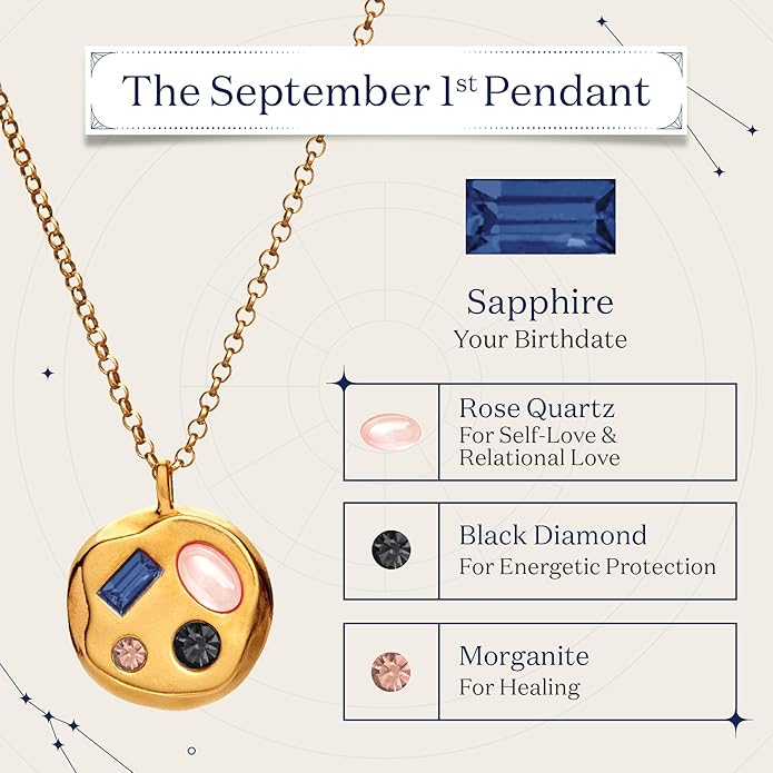 Birthdate 14k Gold Necklace for Women - 16-20in Adjustable 14 Karat Gold Chain with Lobster Clasp - Cadenas de Oro 14k Puro Para Mujer, Ladies Jewelry Birthstone