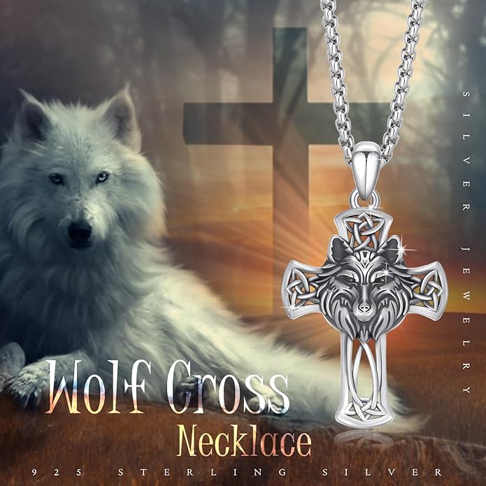 YEESIA Cross Necklace for Men Women 925 Sterling Silver Christian Pendant Religious Jewelry Gift for Men Women.