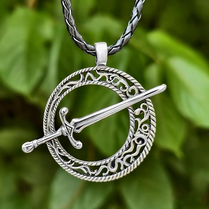 S925 Sterling Silver Viking Pendant, Norse Mythology Inspired Men's Jewelry, Perfect for Necklaces, Gift for Father's Day, Christmas, Birthday