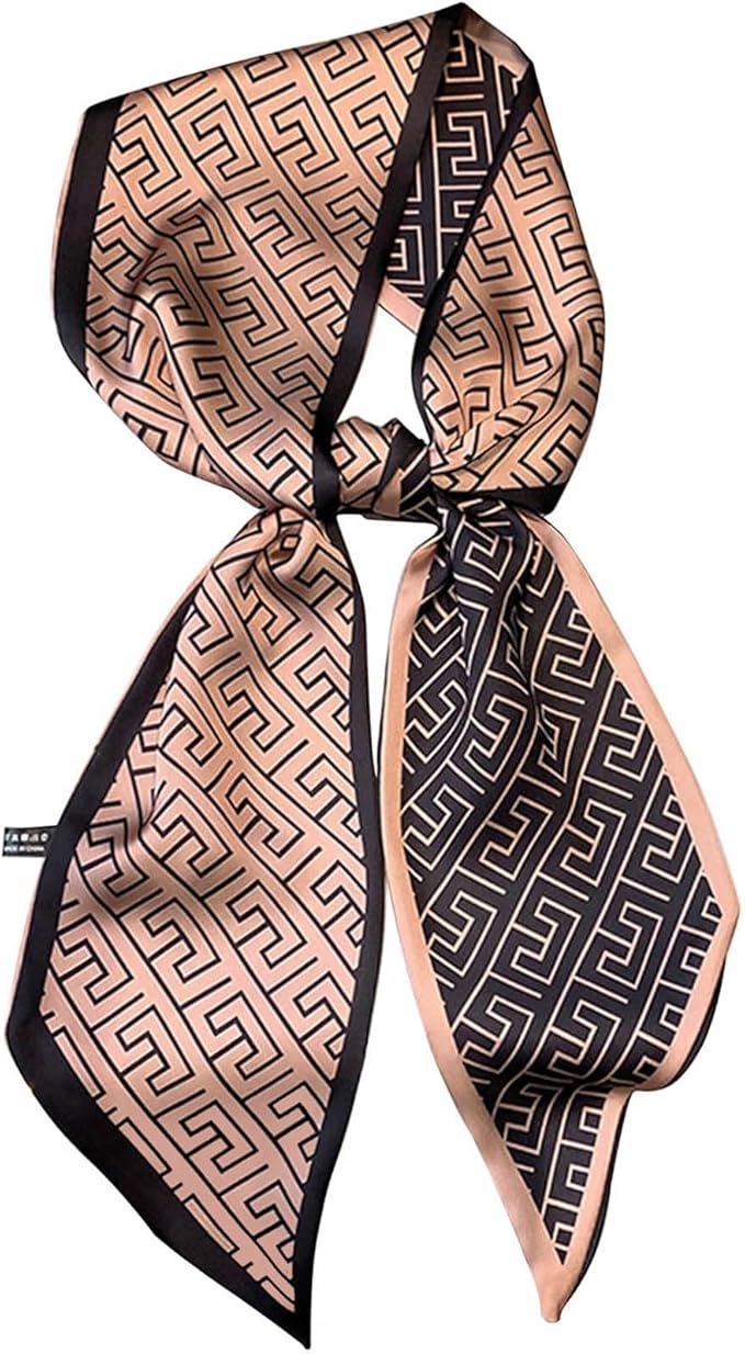 Dailyacc Hair Scarf for Women Fashion Silky Satin Headscarf Wrap Breathable Lightweight Neck Scarves For Handbag
