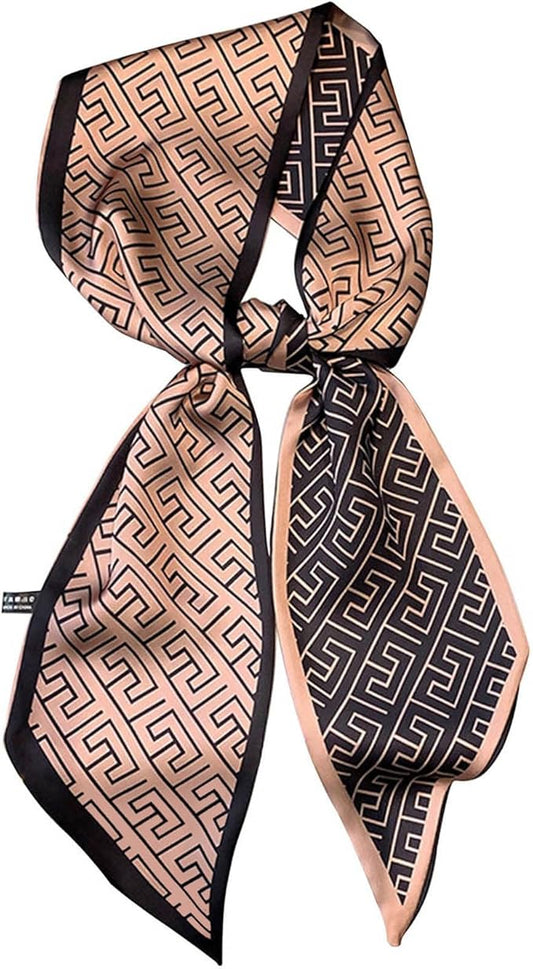 Dailyacc Hair Scarf for Women Fashion Silky Satin Headscarf Wrap Breathable Lightweight Neck Scarves For Handbag