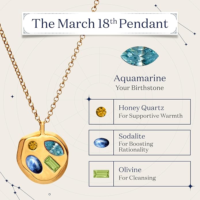 Birthdate 14k Gold Necklace for Women - 16-20in Adjustable 14 Karat Gold Chain with Lobster Clasp - Cadenas de Oro 14k Puro Para Mujer, Ladies Jewelry Birthstone