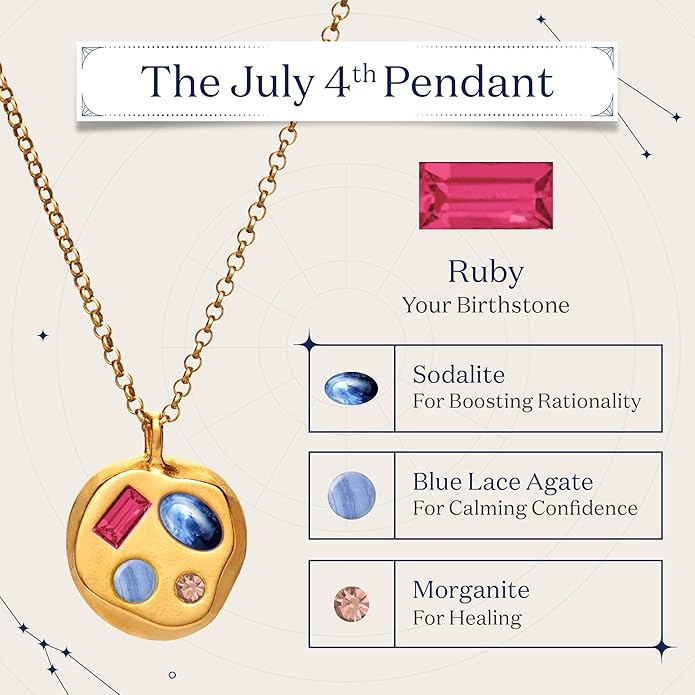 Birthdate 14k Gold Necklace for Women - 16-20in Adjustable 14 Karat Gold Chain with Lobster Clasp - Cadenas de Oro 14k Puro Para Mujer, Ladies Jewelry Birthstone