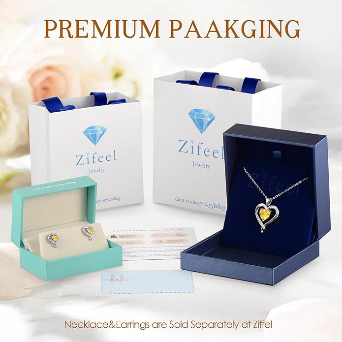 Earrings for Women, S925 Sterling Silver Rose Gold Birthstone Heart Studs Earring for Girlfriend Wife, Anniversary Birthday Christmas Valentines Mothers Day Gifts Jewelry for Women Wife Her Mom