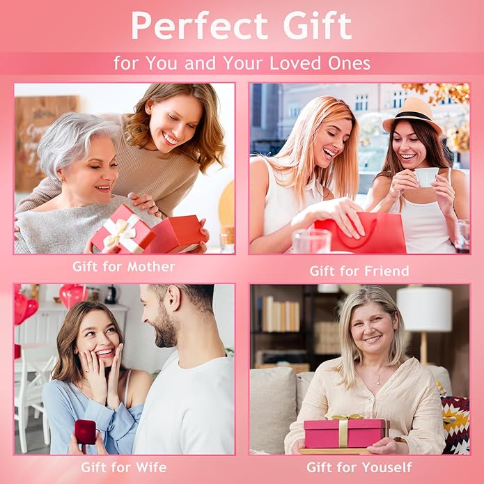 Infinity White Black Pearl Necklace and Earrings Set for Women Gifts for Mom Birthday Mothers Day AAA+ Handpicked Pearl 14K Gold/White Gold Plated Adjustable Jewelry