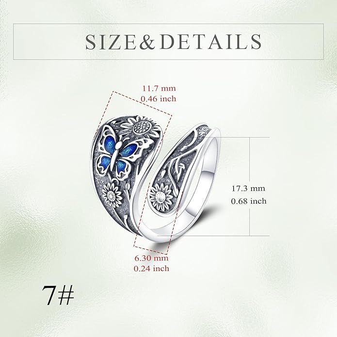 Spoon Ring Sterling Silver Vintage Spoon Ring Jewelry Gifts for Women