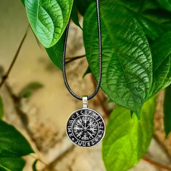 S925 Sterling Silver Viking Pendant, Norse Mythology Inspired Men's Jewelry, Perfect for Necklaces, Gift for Father's Day, Christmas, Birthday