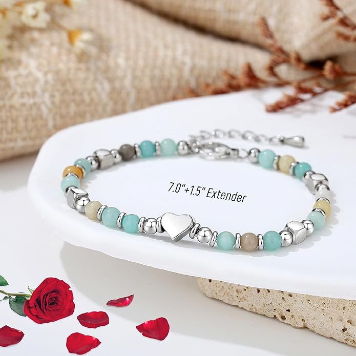 TONY & SANDY Tiny Beaded Bracelets for Women, Sometimes You Forget You're Awesome Gift, Unique Stocking Stuffers for Women, Mom, Daughter, Wife, Coworker, Best Friend, Bestie, Granddaughter