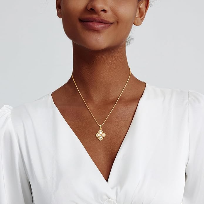 Zeffy Gold Pearl Necklace for Women, Dainty 14K Gold/Silve Plated Layered Pearl Choker Pearl Earrings Pearl Bracelets Wedding Trendy Gold Jewelry Set for Women Gifts