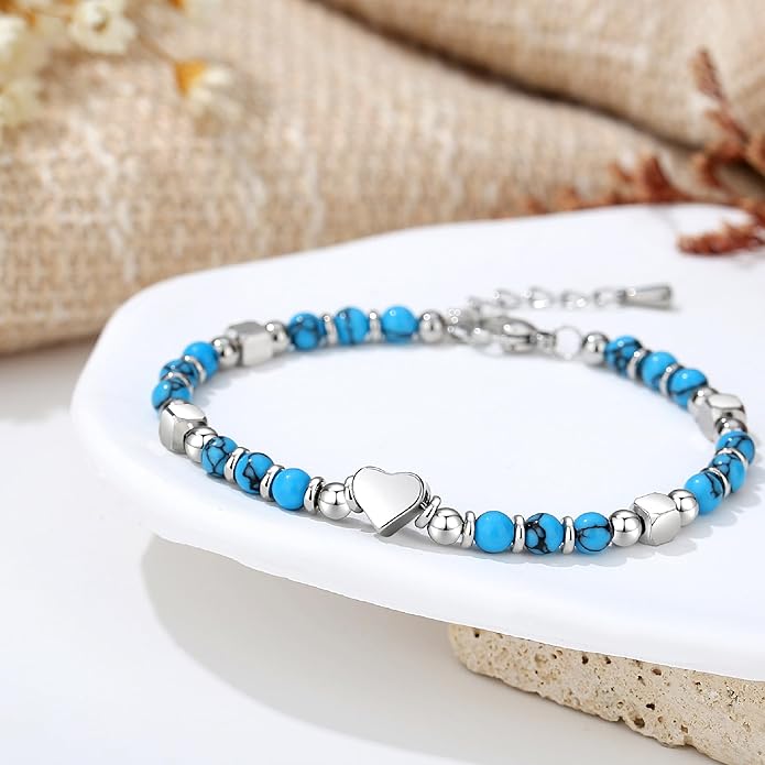 TONY & SANDY Tiny Beaded Bracelets for Women, Sometimes You Forget You're Awesome Gift, Unique Stocking Stuffers for Women, Mom, Daughter, Wife, Coworker, Best Friend, Bestie, Granddaughter
