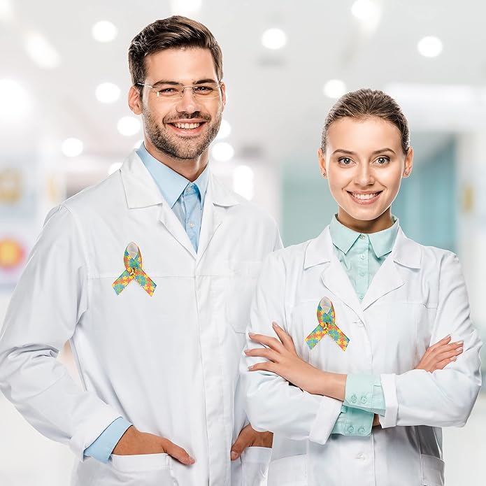 1/2/5/10/25/50/100pcs Satin Awareness Ribbon Pins (Pick your color), for Cancer & Disease Awareness, Bulk Quantities for Fundraising, Events, Gift Giving