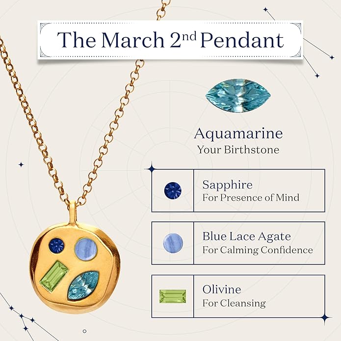 Birthdate 14k Gold Necklace for Women - 16-20in Adjustable 14 Karat Gold Chain with Lobster Clasp - Cadenas de Oro 14k Puro Para Mujer, Ladies Jewelry Birthstone