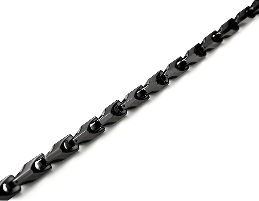Urban Jewelry Astro Snake 18K Gold plated/Stainless steel Men's Heavy Weight Tungsten Carbide Base Link Necklace Chain