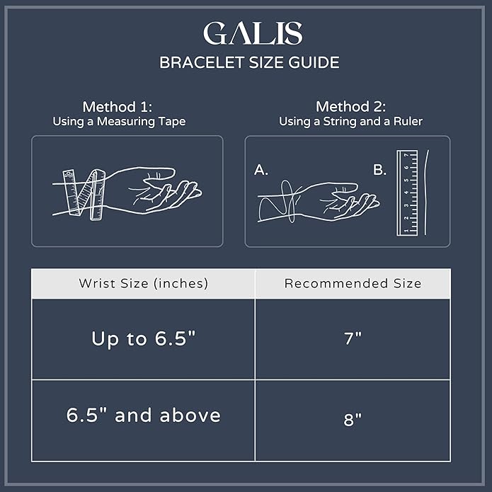 Galis Mens Bracelet - Cuban Link or Box Chain Layered Chain For Men - Premium Stainless Steel, Gift for him, Gold, Silver, Black Bracelet For Men 7-8" Size, 3-5mm Thick