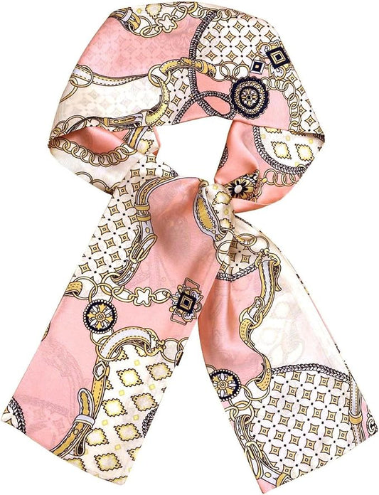 Dailyacc Hair Scarf for Women Fashion Silky Satin Headscarf Wrap Breathable Lightweight Neck Scarves For Handbag