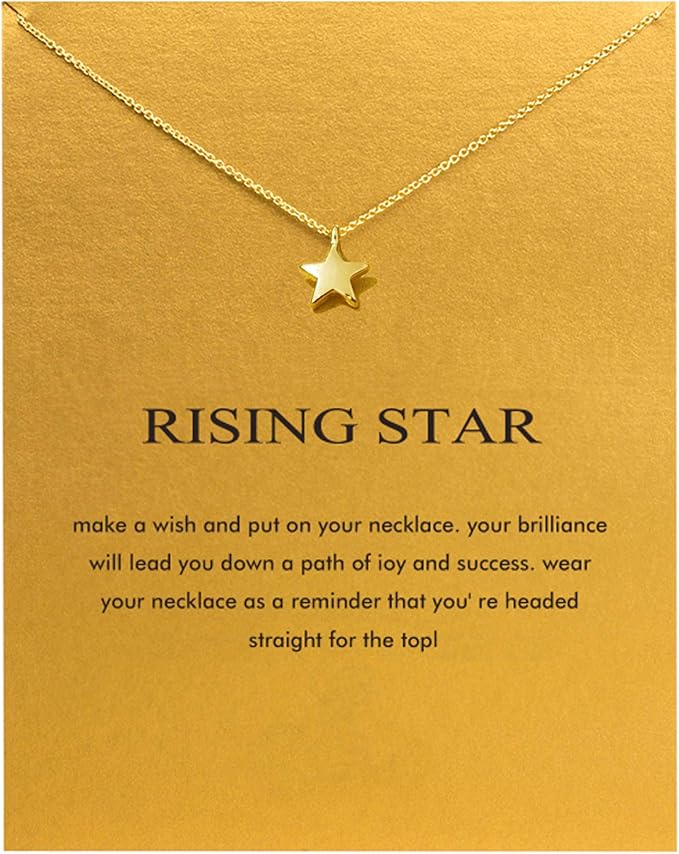 Hundred River Friendship Anchor Compass Necklace Good Luck Elephant Pendant Chain Necklace with Message Card