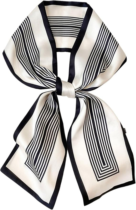 Dailyacc Hair Scarf for Women Fashion Silky Satin Headscarf Wrap Breathable Lightweight Neck Scarves For Handbag