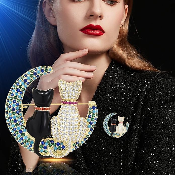 Animal Brooch Insect Bird Brooches Pearl Rhinestone Crystal Brooch 18k Gold-Plated Lapel Pins Jewelry Gifts Birthday Gifts for Women Men