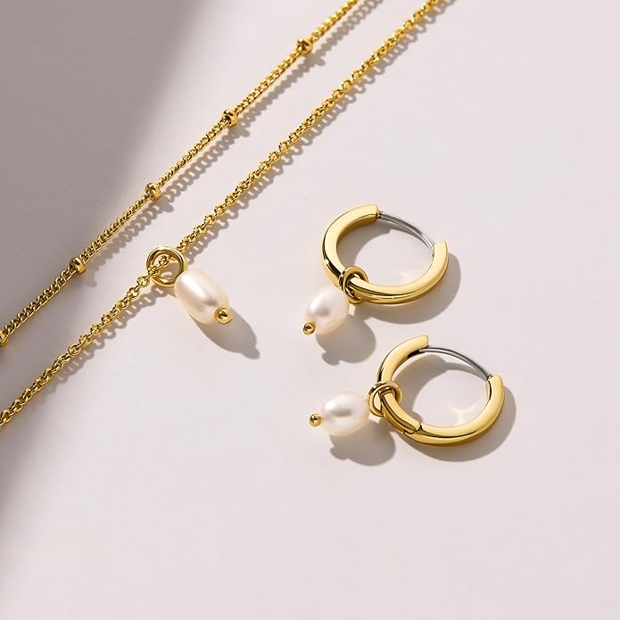 Ana Luisa Layered Necklaces for Women - Chic 14K Gold Plated Chains with Two Separate Necklaces for a Layered Look - Trendy Charm Necklace - Hypoallergenic & Tarnish-Free, Dainty Gold Chain Necklace