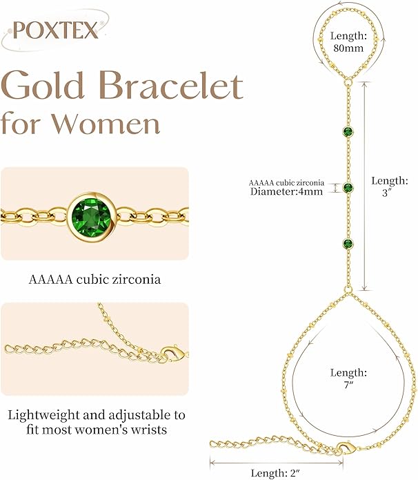 Gold Bracelets for Women Non Tainish,Dainty Bracelets Stack for Women Trendy, Gold Plated Cuff Bracelets Stack With Beaded Cuban Paperclip Snake Rope Bangle Hand Chain Jewelry Gifts for Women