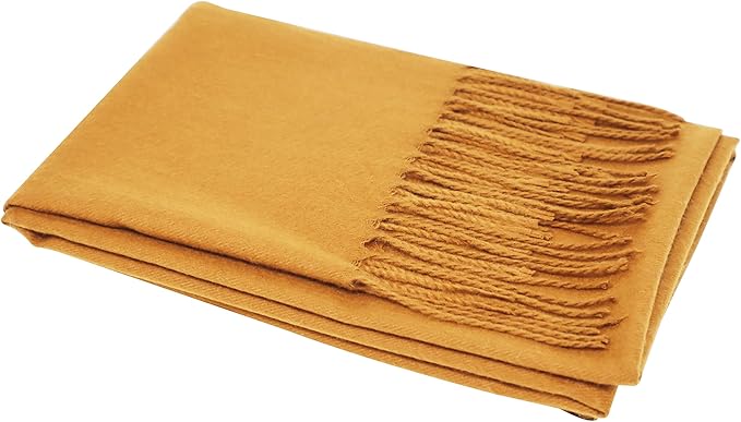 Ocomfly 100% Pashmina Scarf for Women - Premium Womens Scarves - Gift Boxed - Shawls or Wraps - Ultra Soft and Warm