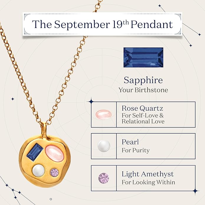 Birthdate 14k Gold Necklace for Women - 16-20in Adjustable 14 Karat Gold Chain with Lobster Clasp - Cadenas de Oro 14k Puro Para Mujer, Ladies Jewelry Birthstone