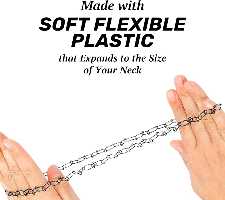 BodyJ4You 12PC Tattoo Choker Necklace - 90s Accessories 2000s Jewelry Y2K Fashion Vintage Trendy - Rainbow Goth Black Pink Green Blue White - Adjustable Stretchy Elastic Necklace Summer Vacation Set