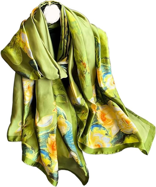 Hioyiwse Shawl Scarf For Women Lightweight Scarves Floral Pattern Formal Evening Dressesformal Shawl Summer Wraps