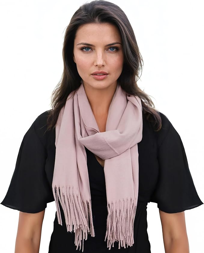 Ocomfly 100% Pashmina Scarf for Women - Premium Womens Scarves - Gift Boxed - Shawls or Wraps - Ultra Soft and Warm