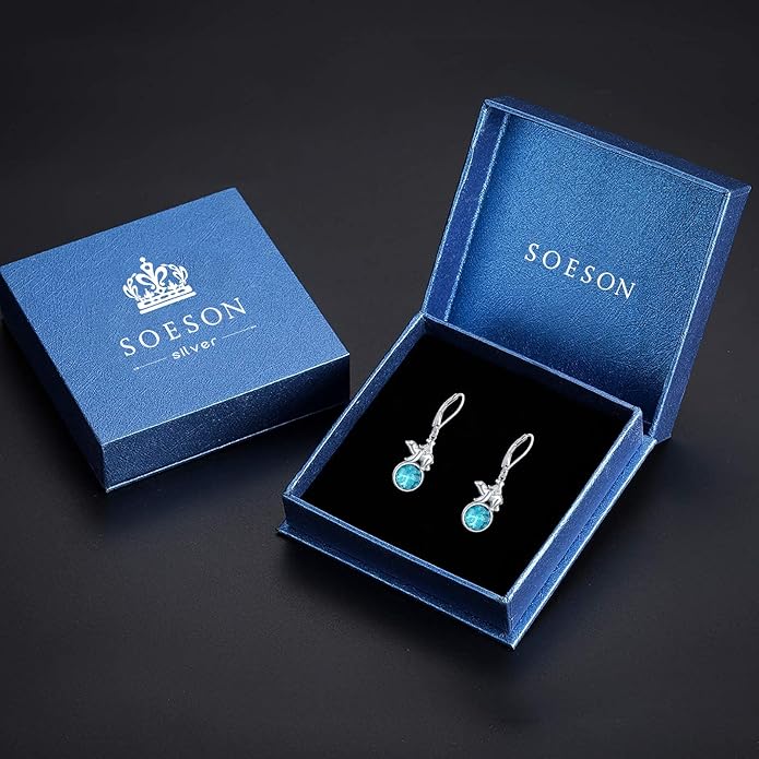 925 Sterling Silver Animals and Plants Dangle Drop Earrings for Women Hypoallergenic Gift for Women Mom Wife Her, Mother’s Day, Birthday, Anniversary