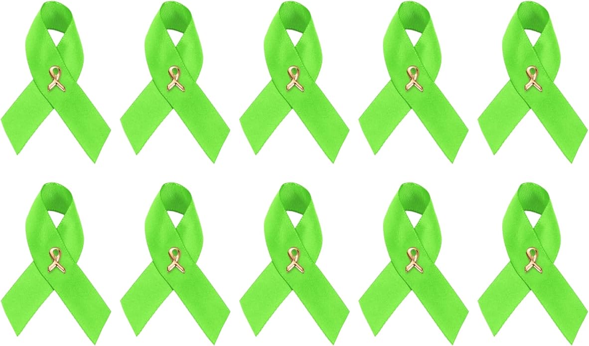 1/2/5/10/25/50/100pcs Satin Awareness Ribbon Pins (Pick your color), for Cancer & Disease Awareness, Bulk Quantities for Fundraising, Events, Gift Giving