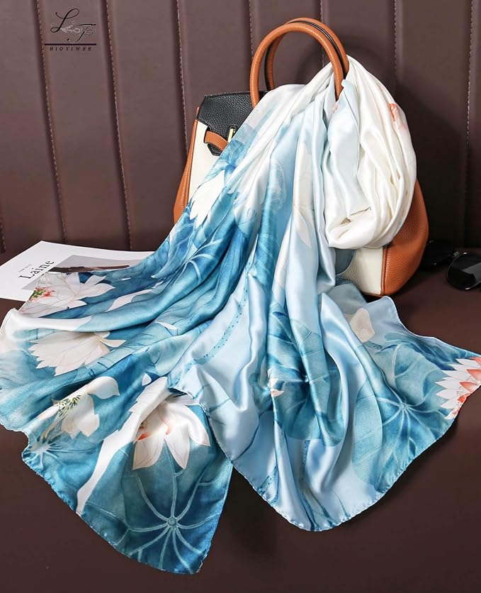 Hioyiwse Shawl Scarf For Women Lightweight Scarves Floral Pattern Formal Evening Dressesformal Shawl Summer Wraps