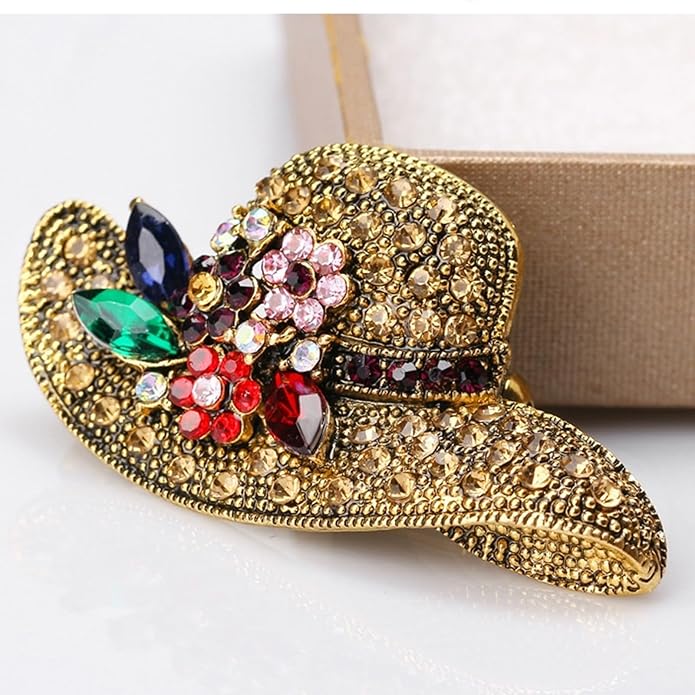 la luen Brooch Pins For Women Fashion Elegant Brooches Lapel Badges Coat Sweater Scarves Shawl Dress Accessory Wedding Party Prom Jewelry